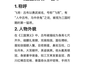 吕布铭文与出装攻略（无双霸主的必杀组合，攻守兼备）