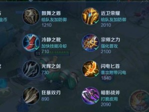 《王者荣耀出装攻略大全》（掌握关键装备，提升游戏实力）