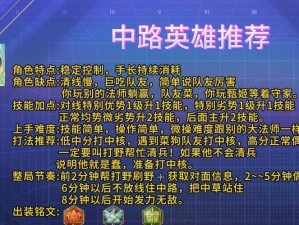 《热血铭文传奇出装攻略》（打造无敌装备，征战战场！）